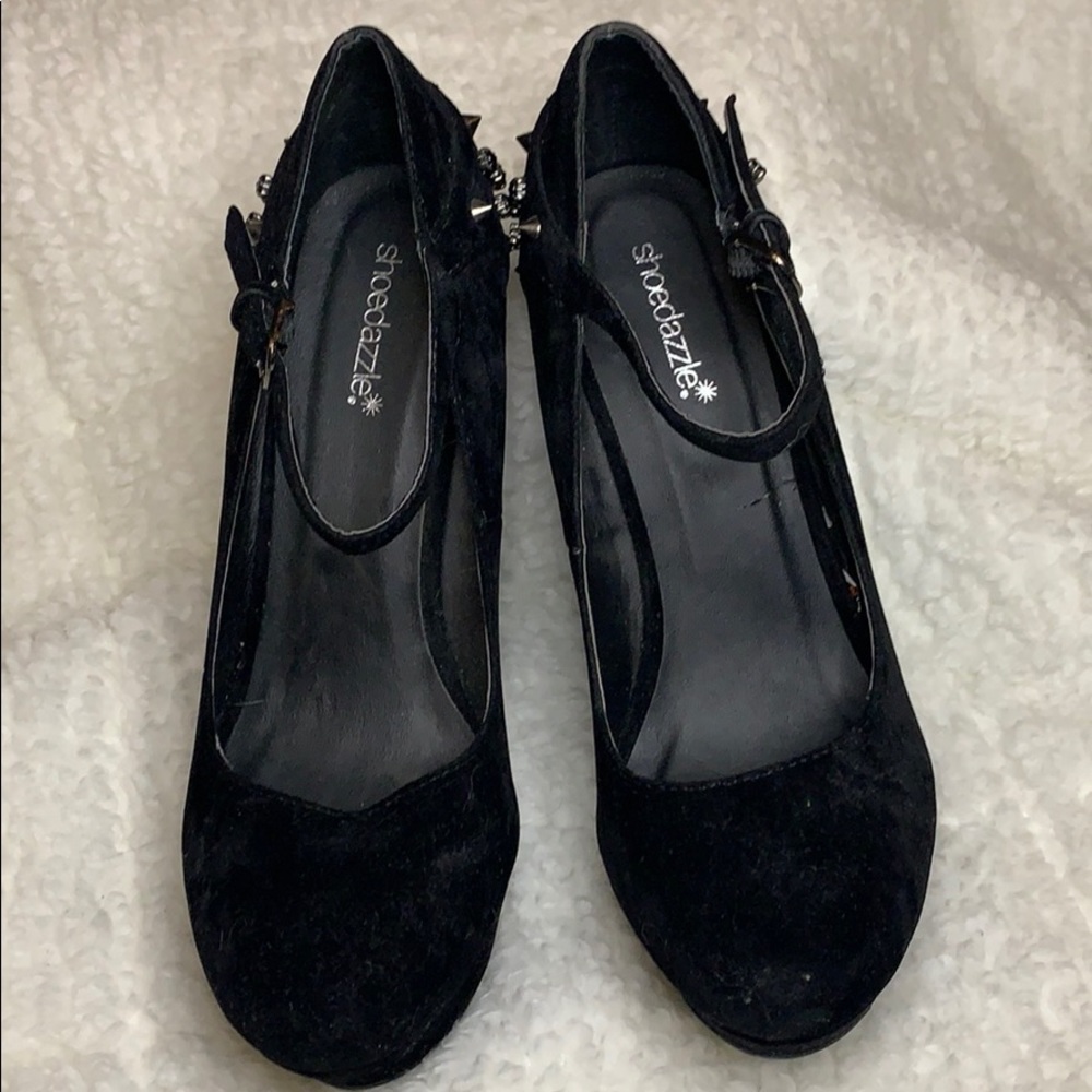 Shoe dazzle studded wedges - Picture 2 of 11
